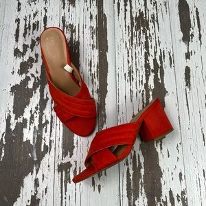 Slide on Chunky Heel Women Shoes